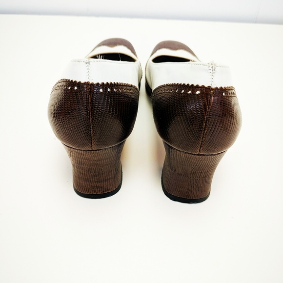 Vintage Ferragamo Heels Size 9.5 AAAA Extra Narrow - Picture 7 of 8